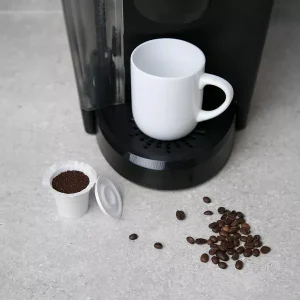 Disposable Cups, 50Cups, Lids & Filters- Compatible with Keurig & Single Serve Coffee Brewer Reusable K Cup Machines- Works with All Brands