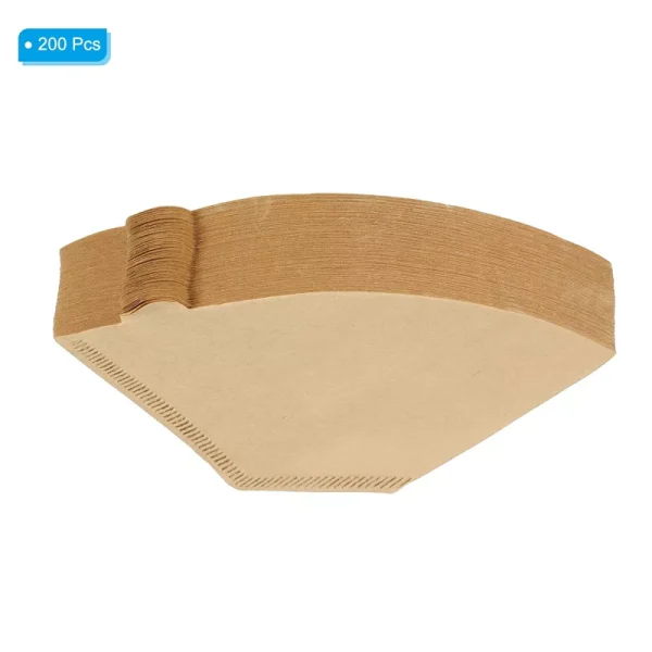 Pour-Over Brewing Cone Coffee Filters 200 Pcs - 图片 3